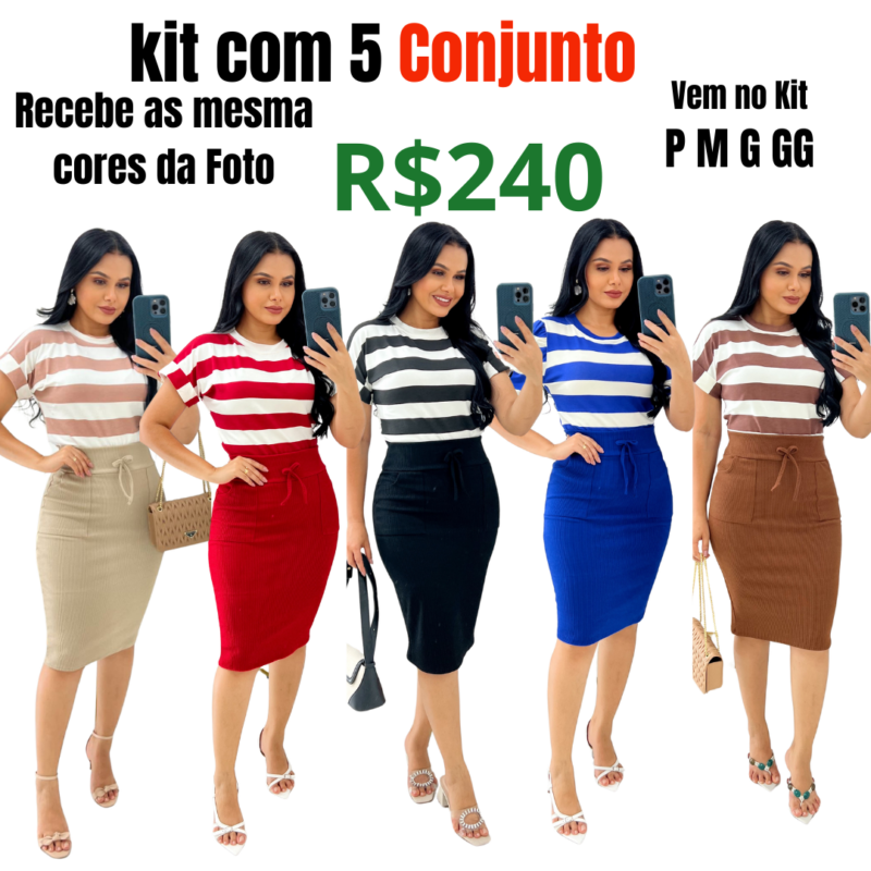 Kit Com 5 Conjunto