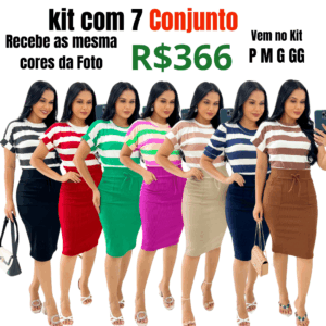 Kit Com 7 Conjunto