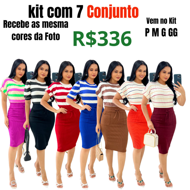 Kit Com 7 Conjunto