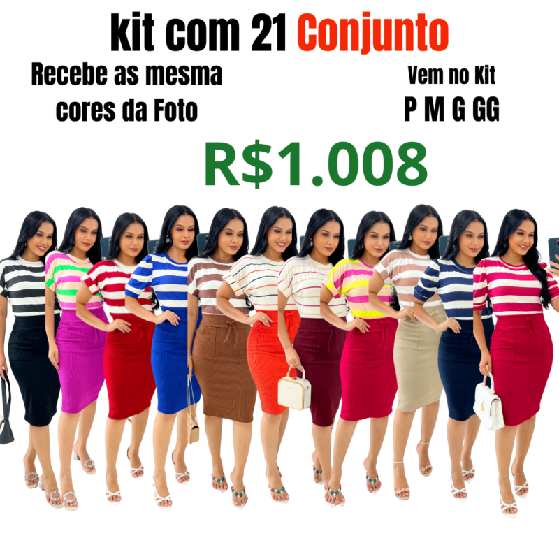 Kit Com 21 Conjunto