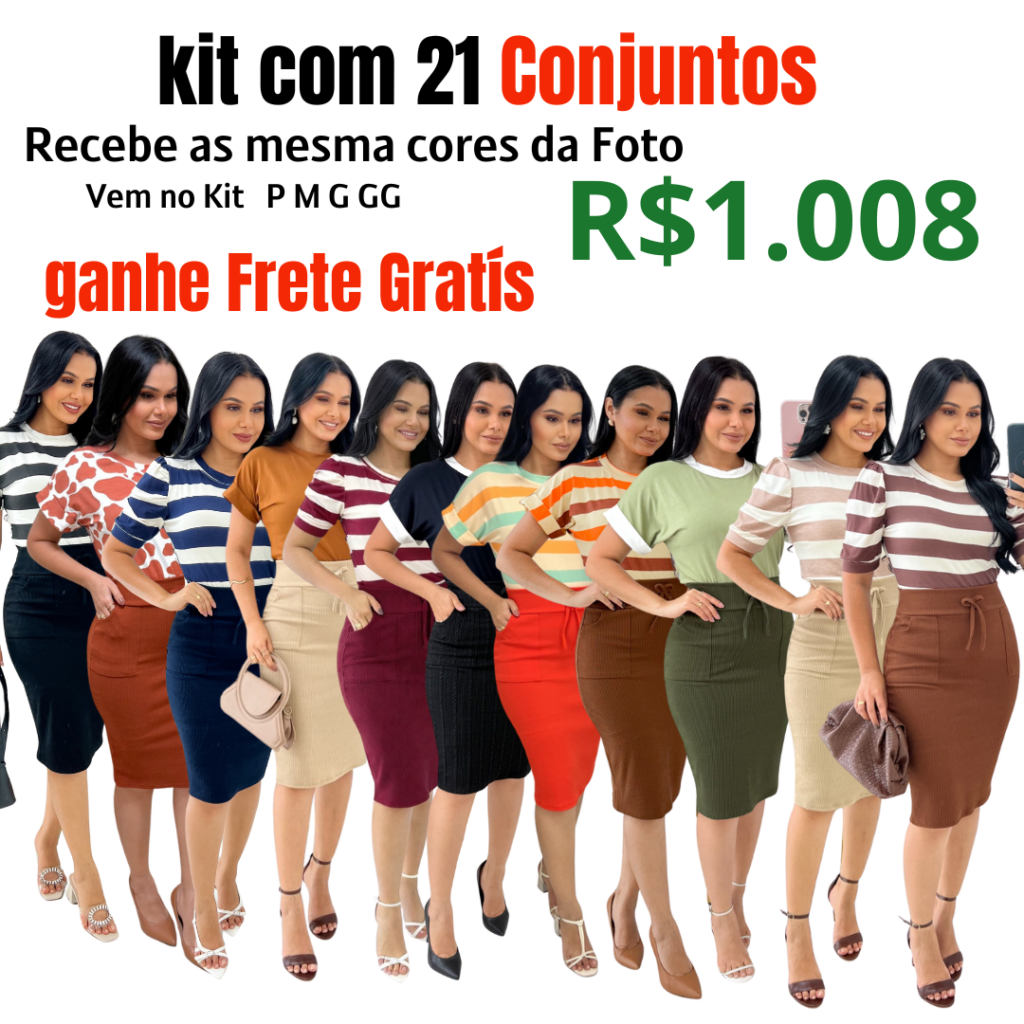 Kit Com 21 Conjunto