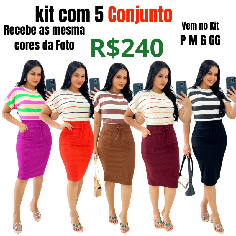 Kit Com 5 Conjunto