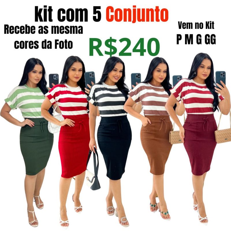 Kit Com 5 Conjunto