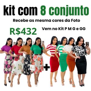 Kit Com 8 Conjunto