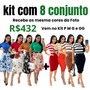 Kit Com 8 Conjunto
