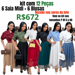 Kit Com 12 Peças
