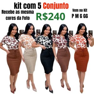 Kit Com 5 Conjunto