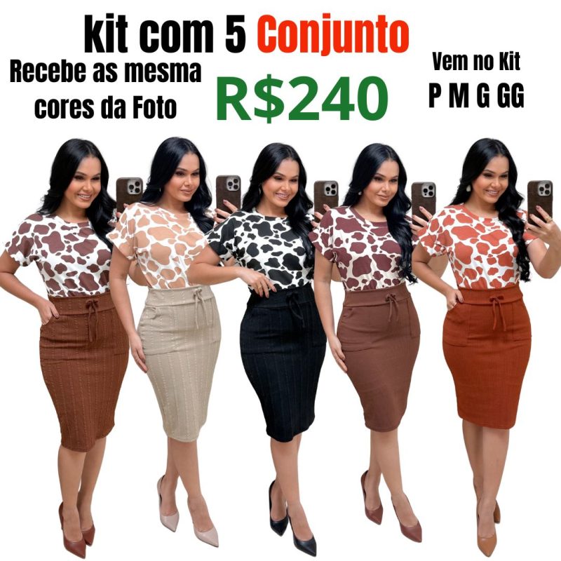 Kit Com 5 Conjunto