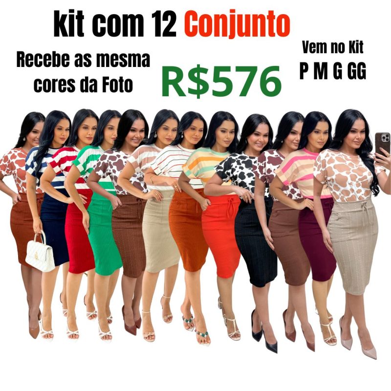 Kit Com 12 Conjunto