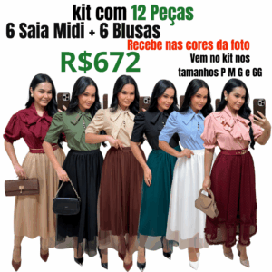 Kit Com 12 Peças