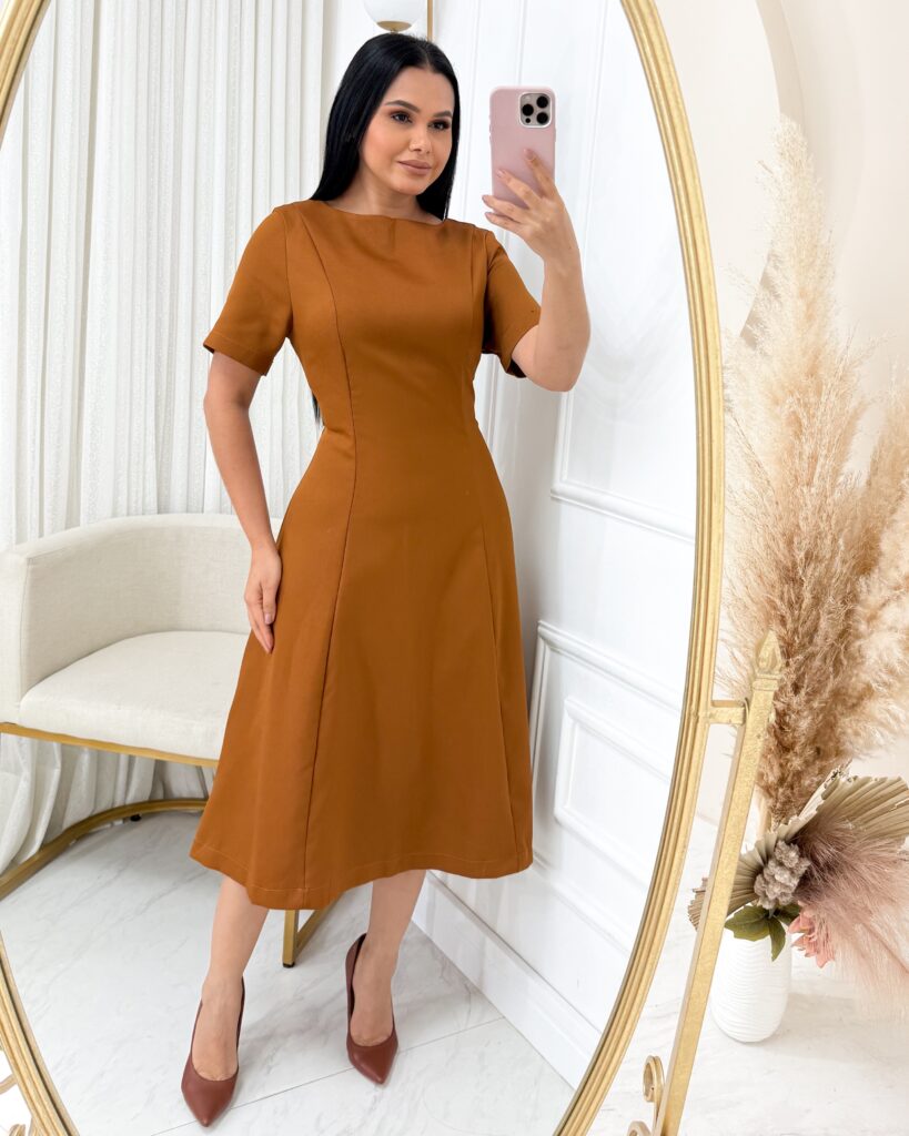 Vestido em Alfaiataria com manga 