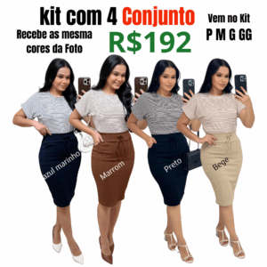 Kit Com 4 Conjunto