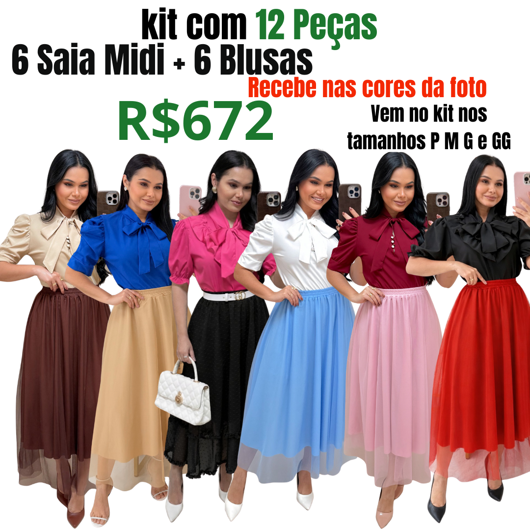 Kit Com 12 Peças