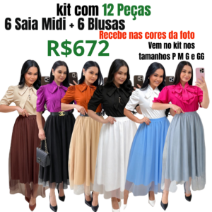 Kit Com 12 Peças