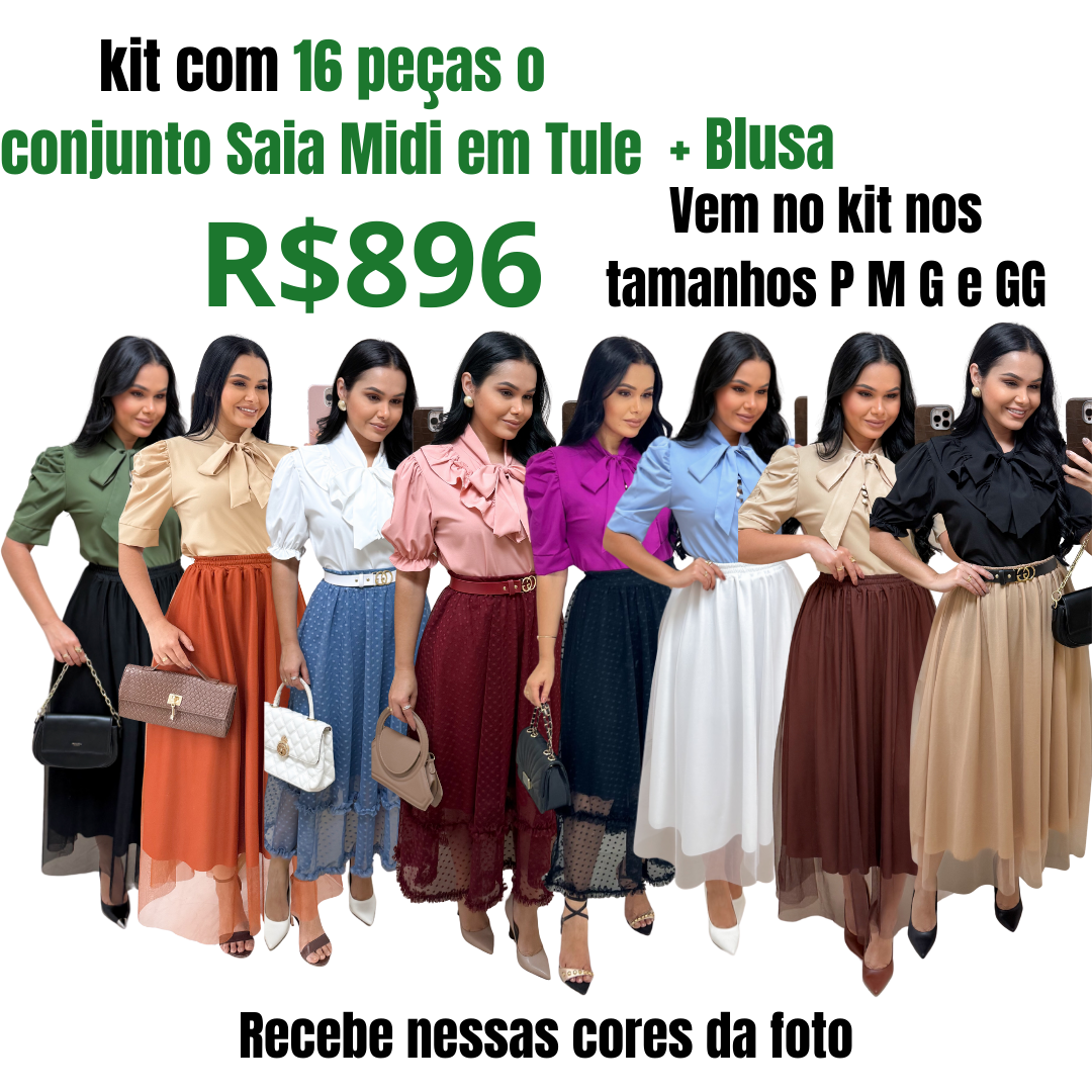 Kit Com 16 Peças