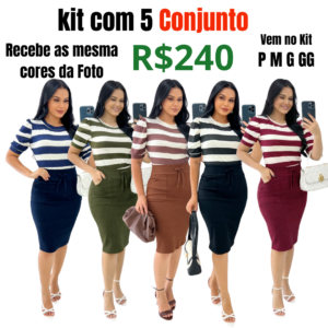 Kit Com 5 Conjunto