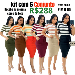 Kit Com 6 Conjunto