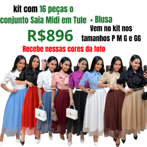 Kit Com 16 Peças