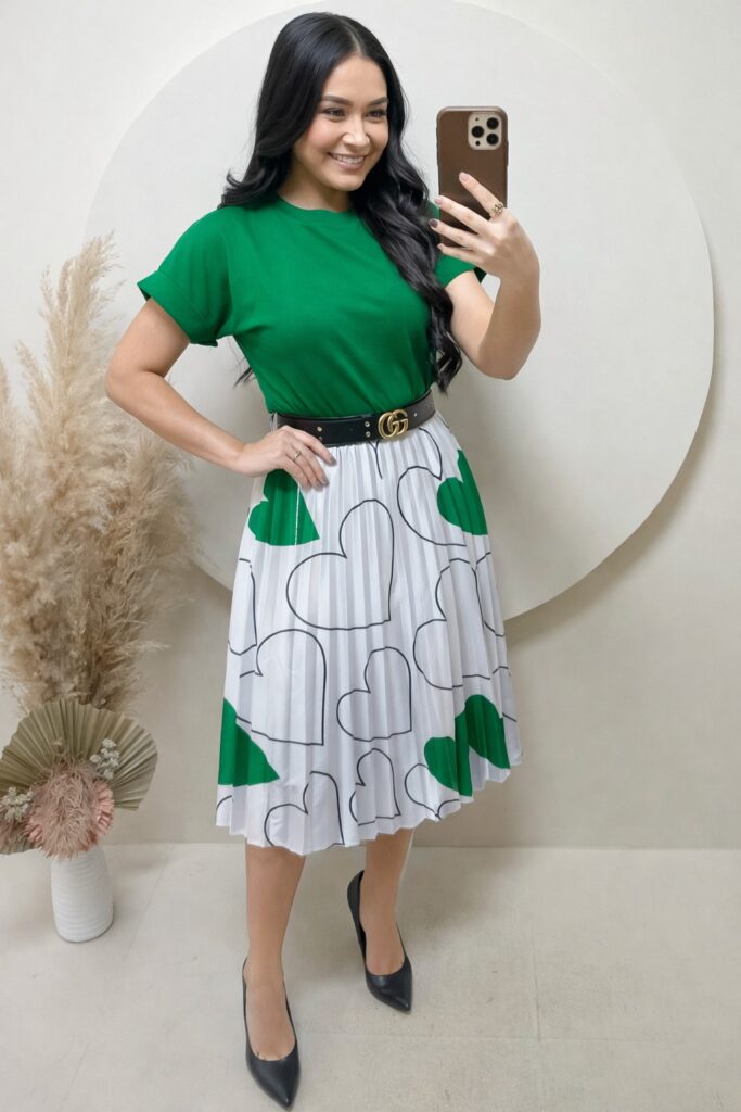 Conjunto Blusa+ Saia