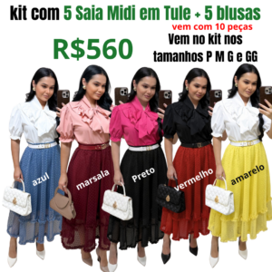Kit Com 10 peças