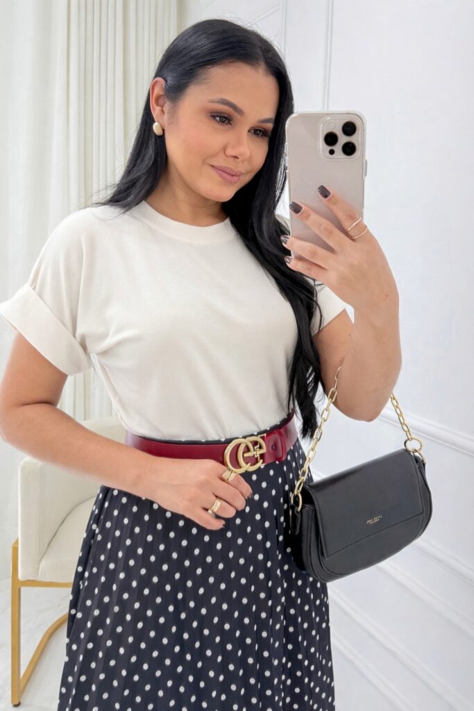 Blusa Tecido viscolaycra off white