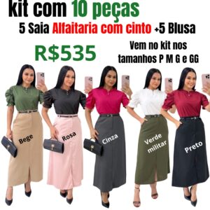 Kit Com 10 Peças