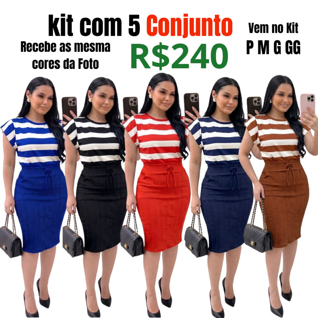 Kit Com 5 Conjunto