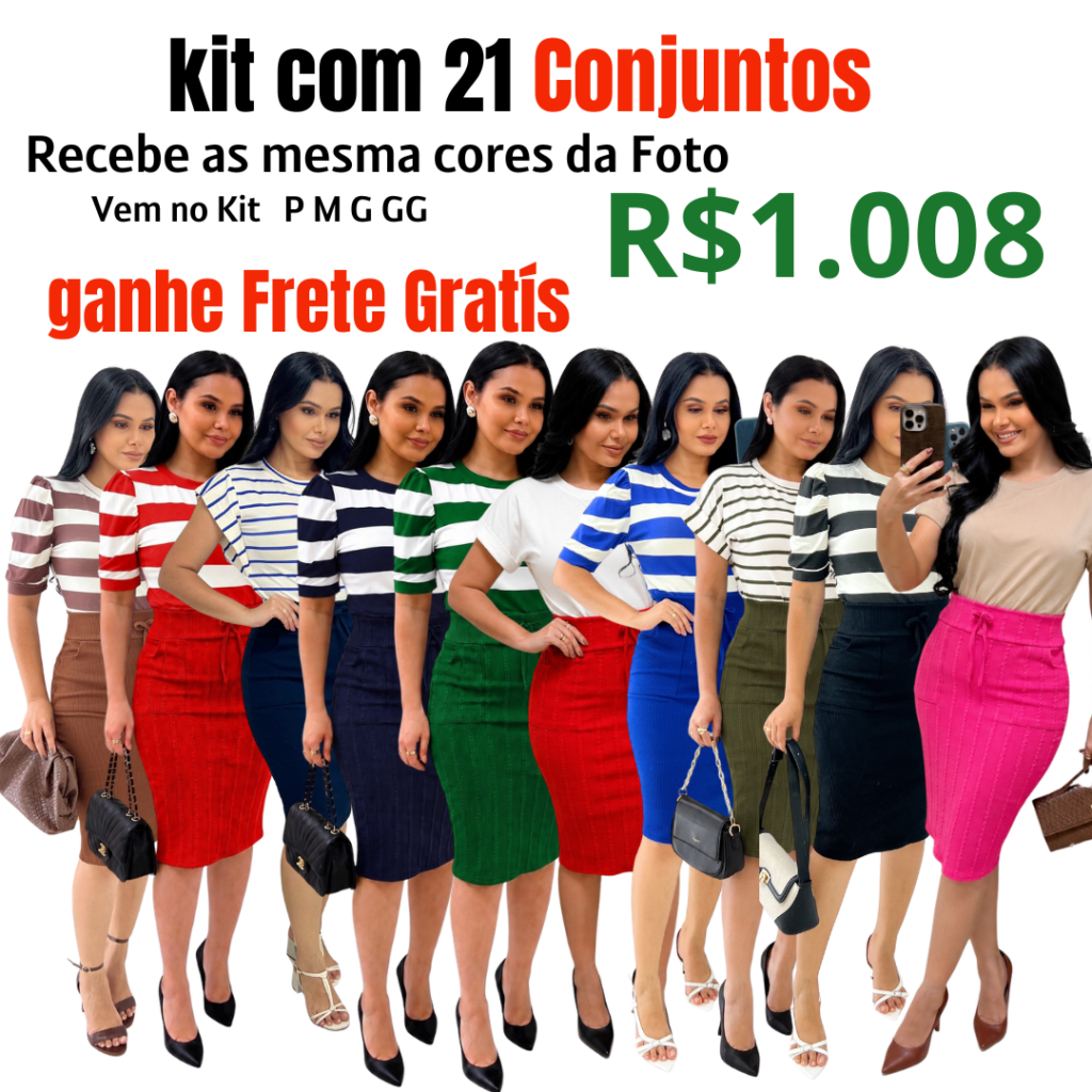Kit Com 21 Conjunto